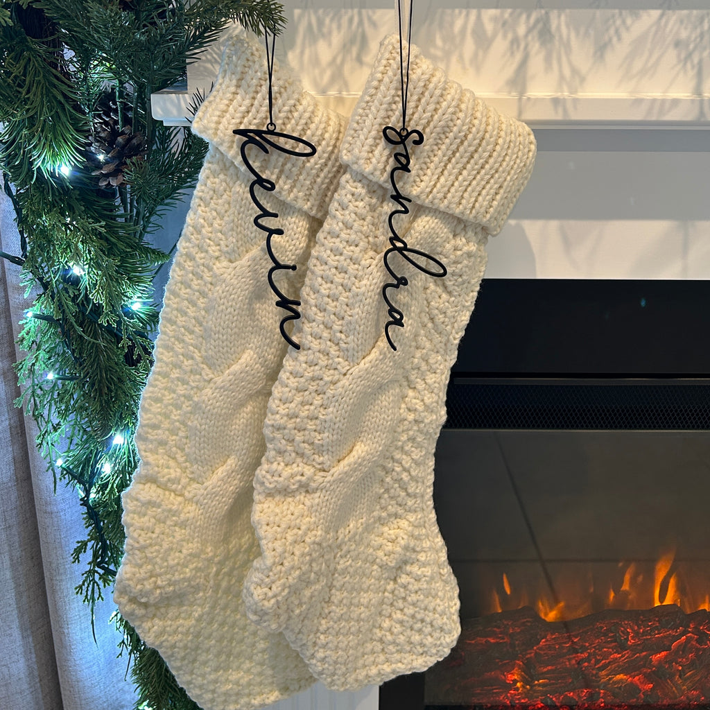 Christmas Stocking Name Tag