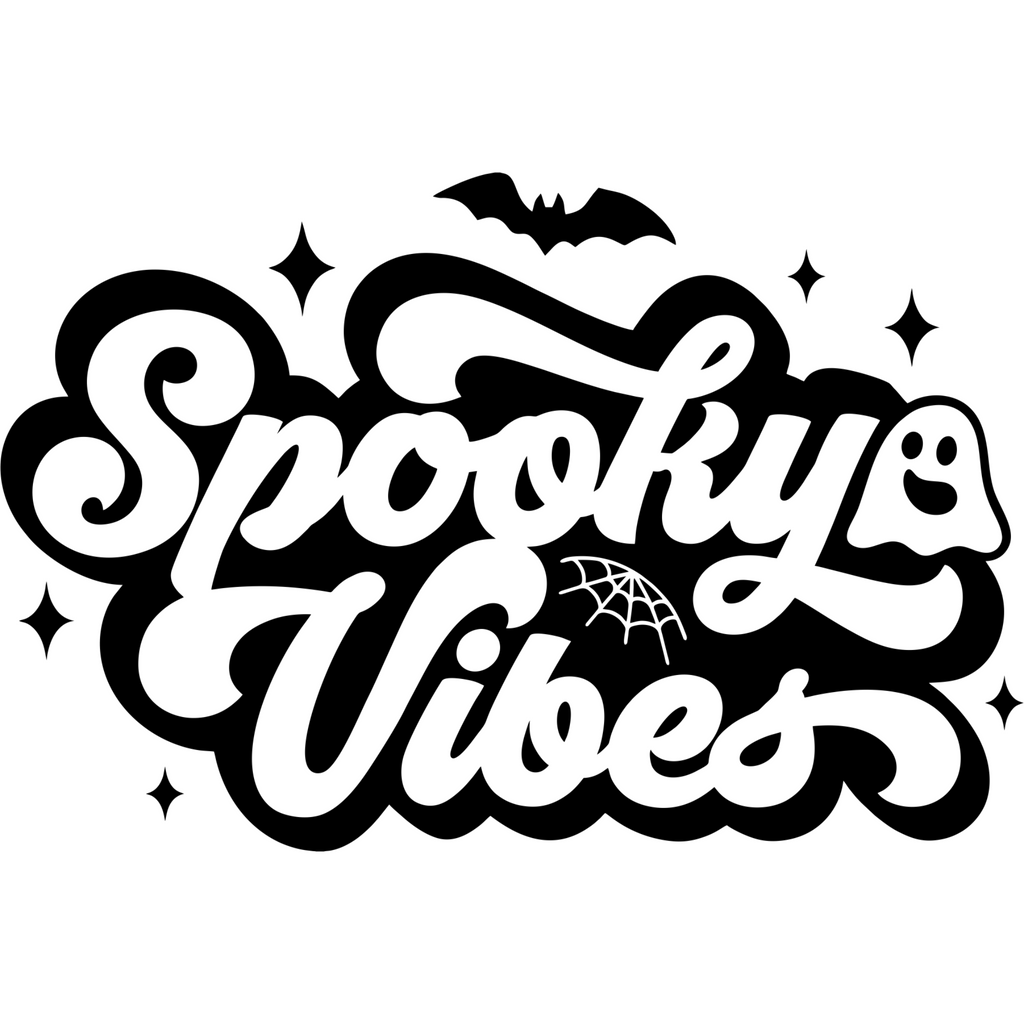 Spooky Vibes- Black Offset