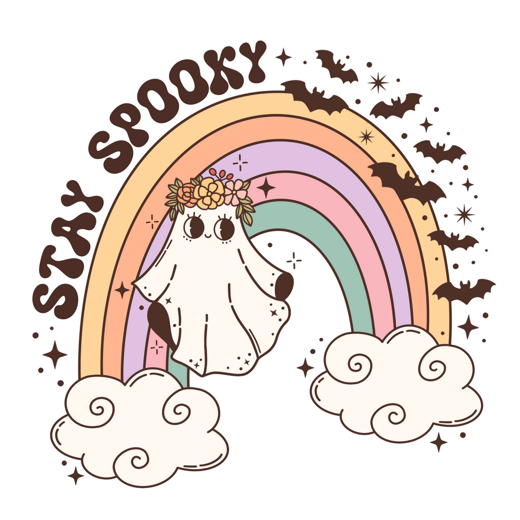 Stay Spooky Rainbow Ghost