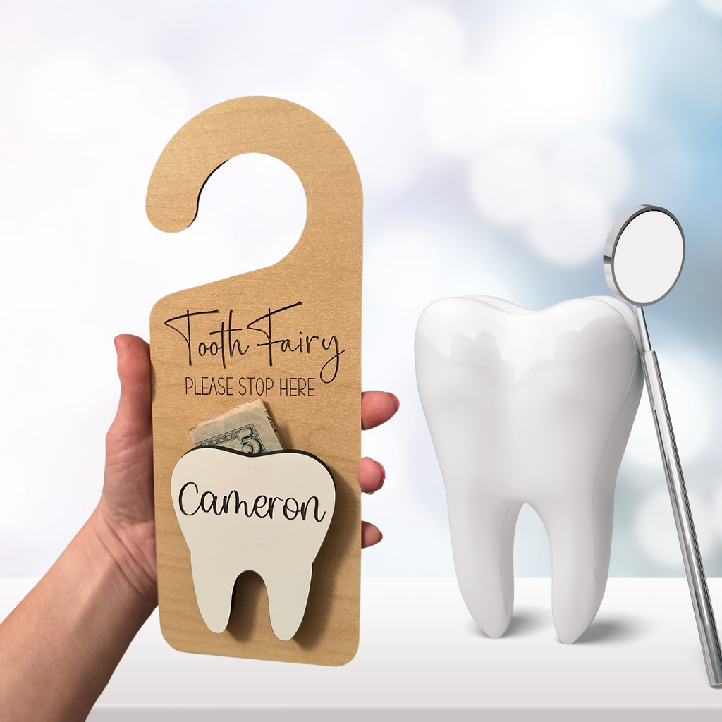 Personalized TOOTH FAIRY Door Hanger