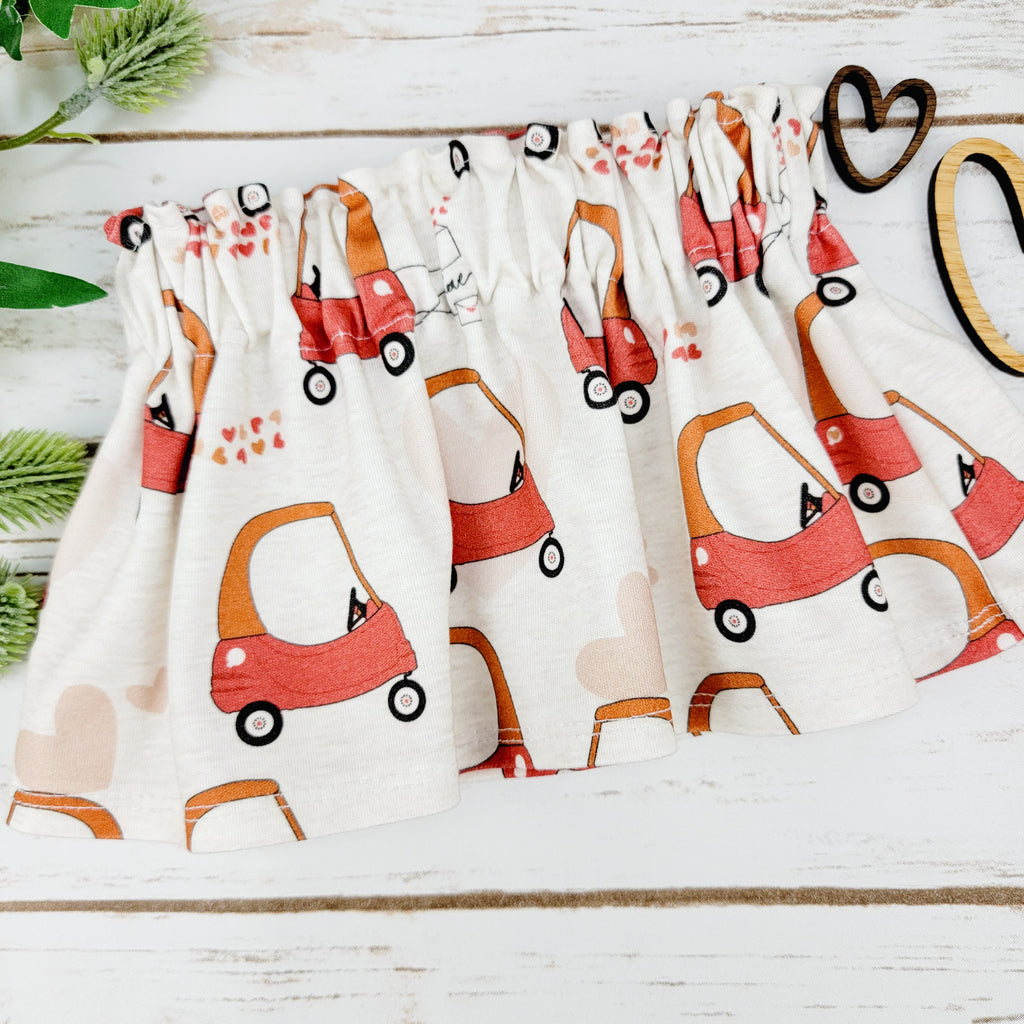 Little Red Car Baby and Toddler Skirt