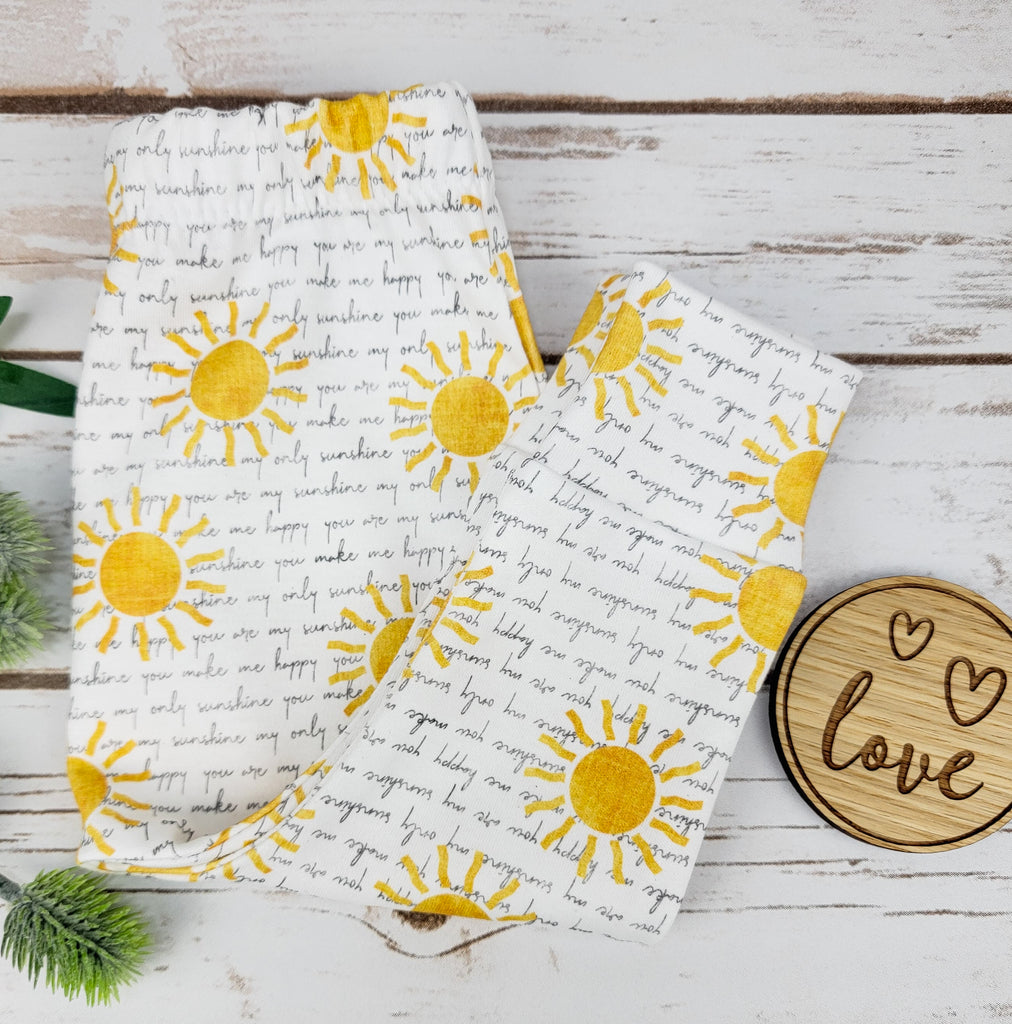 You Are My Sunshine Baby and Toddler Leggings