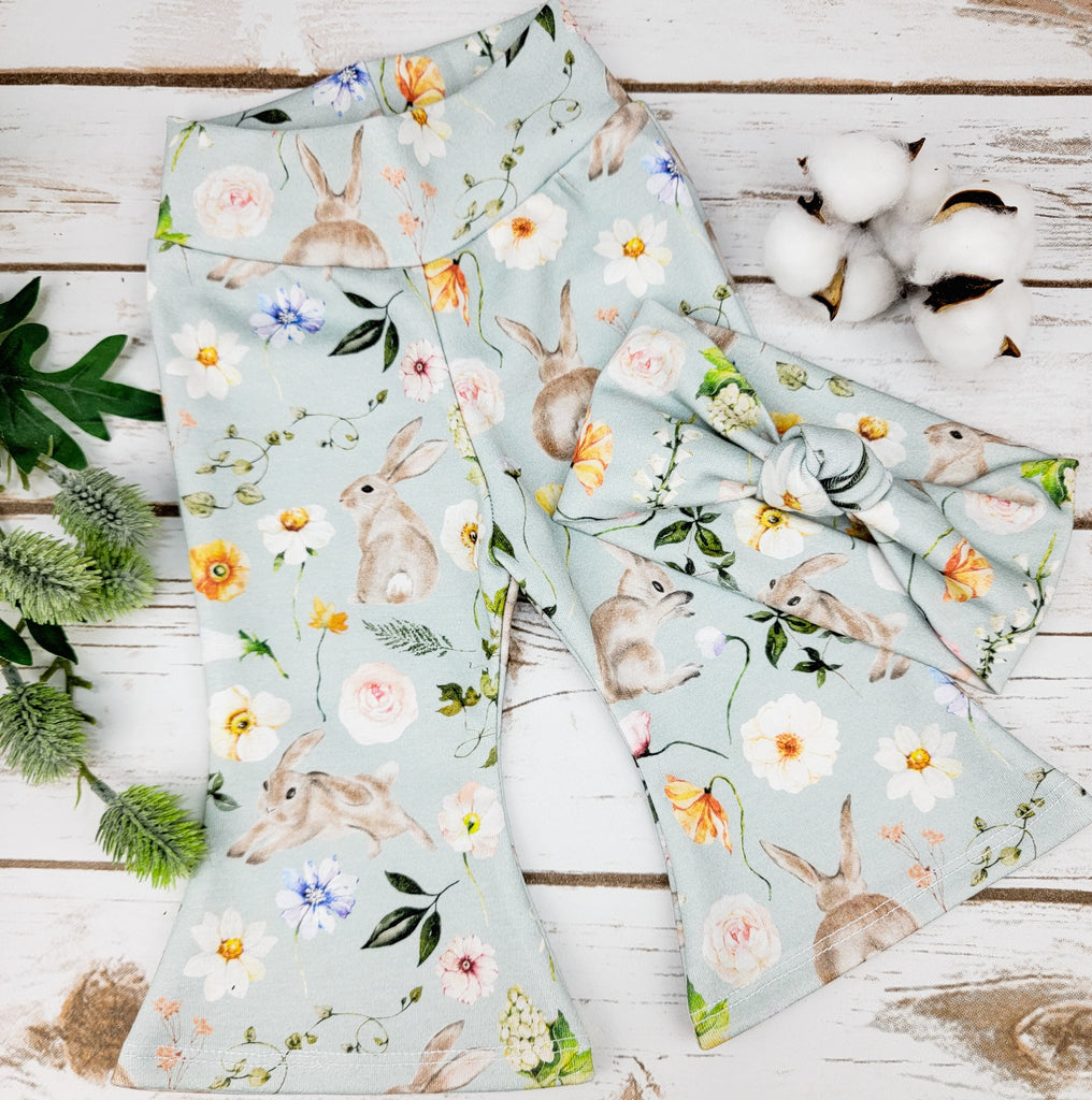 Spring Floral Baby and Toddler Bell Bottoms