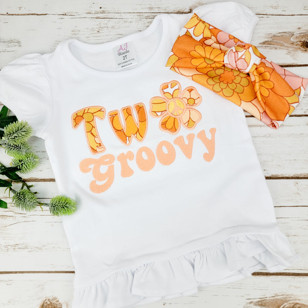 Groovy Floral Baby and Toddler Bell Bottoms