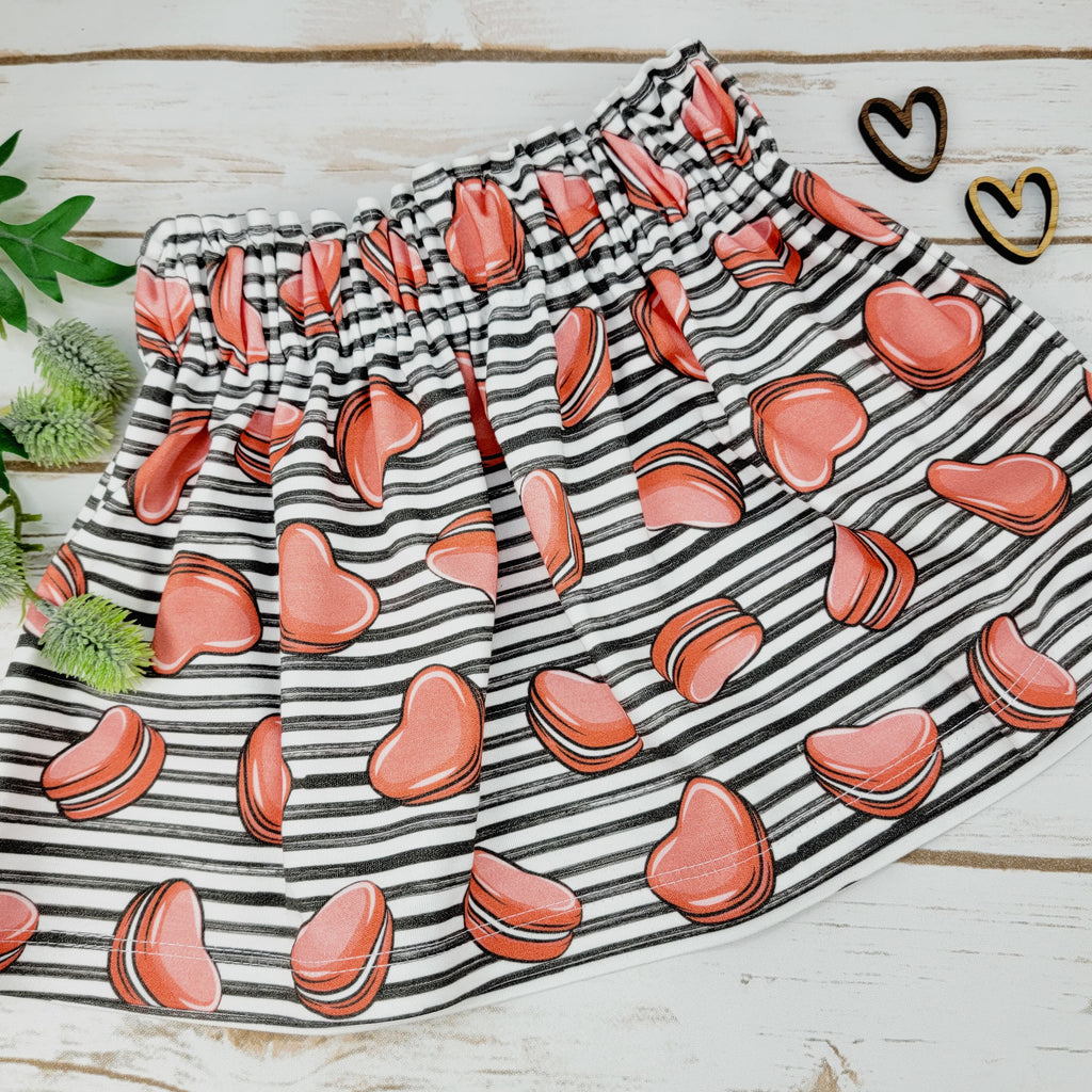 Heart Shaped Macarons Baby and Toddler Skirt