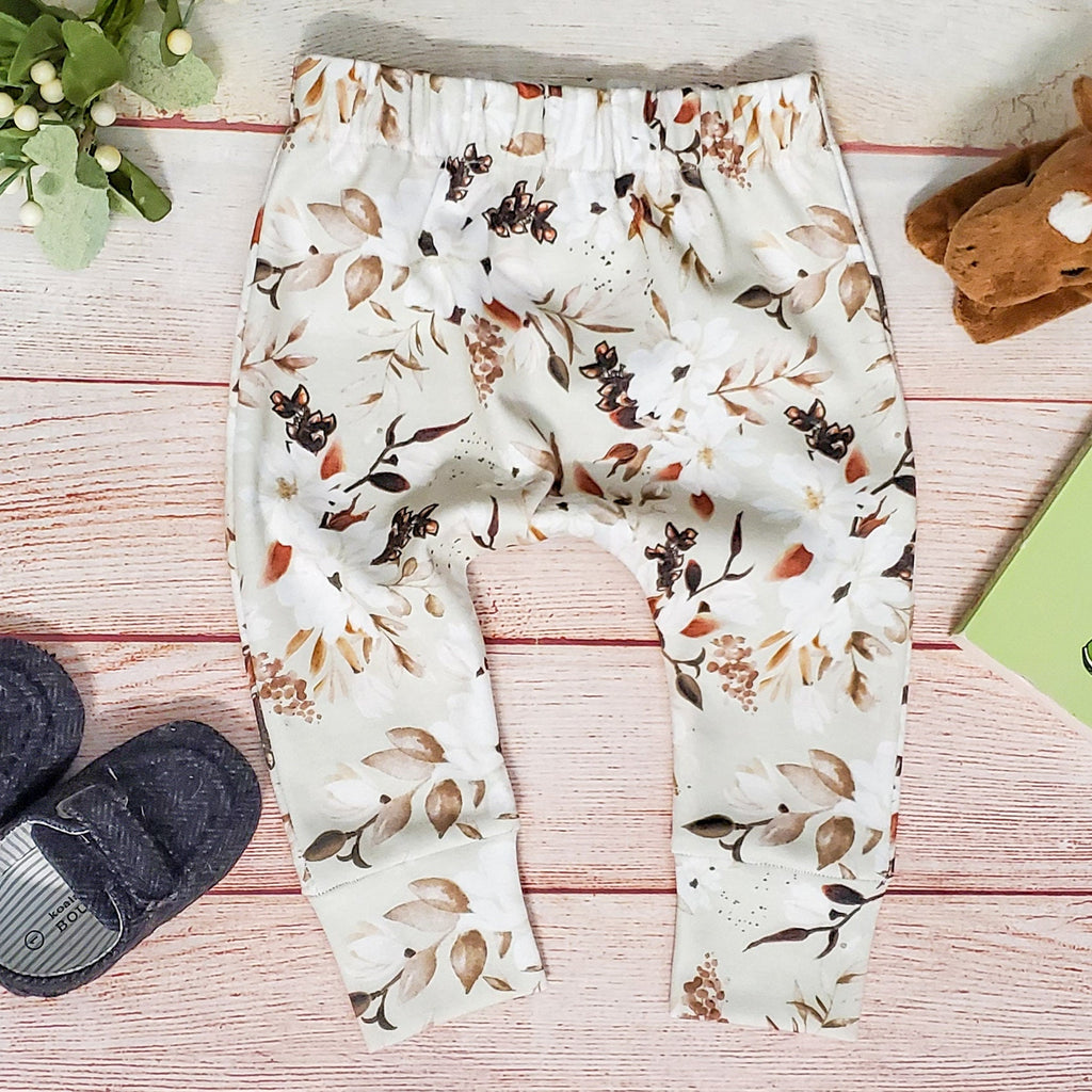 Winter Floral Baby and Toddler Leggings