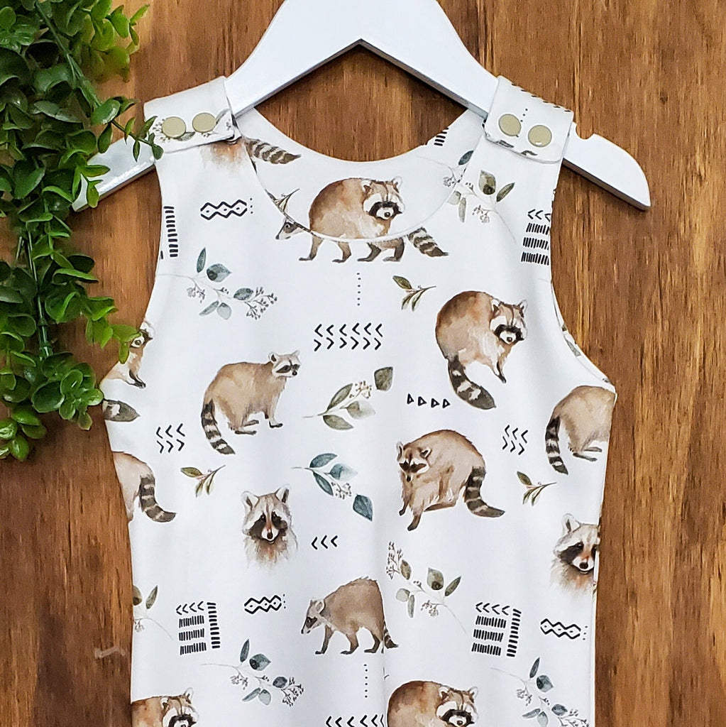 Raccoon Baby and Toddler Romper