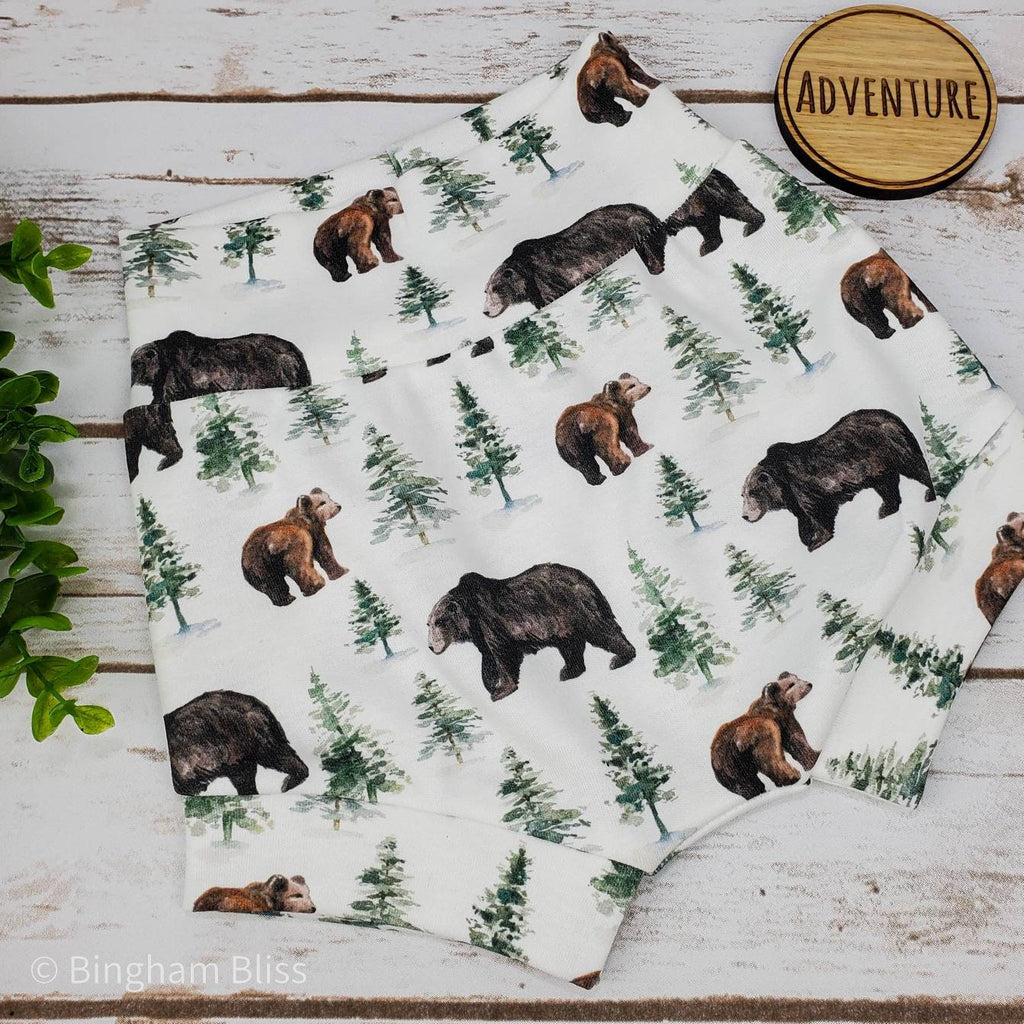 Forest Bear Baby and Toddler Bummies