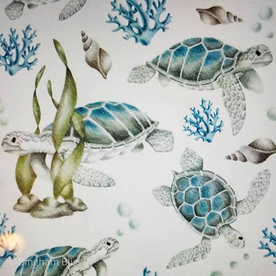 EXCLUSIVE Print Under the Sea Turtle Mommy & Me Headbands