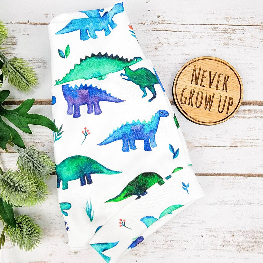 Blue and Green Dino Baby and Toddler Bummies