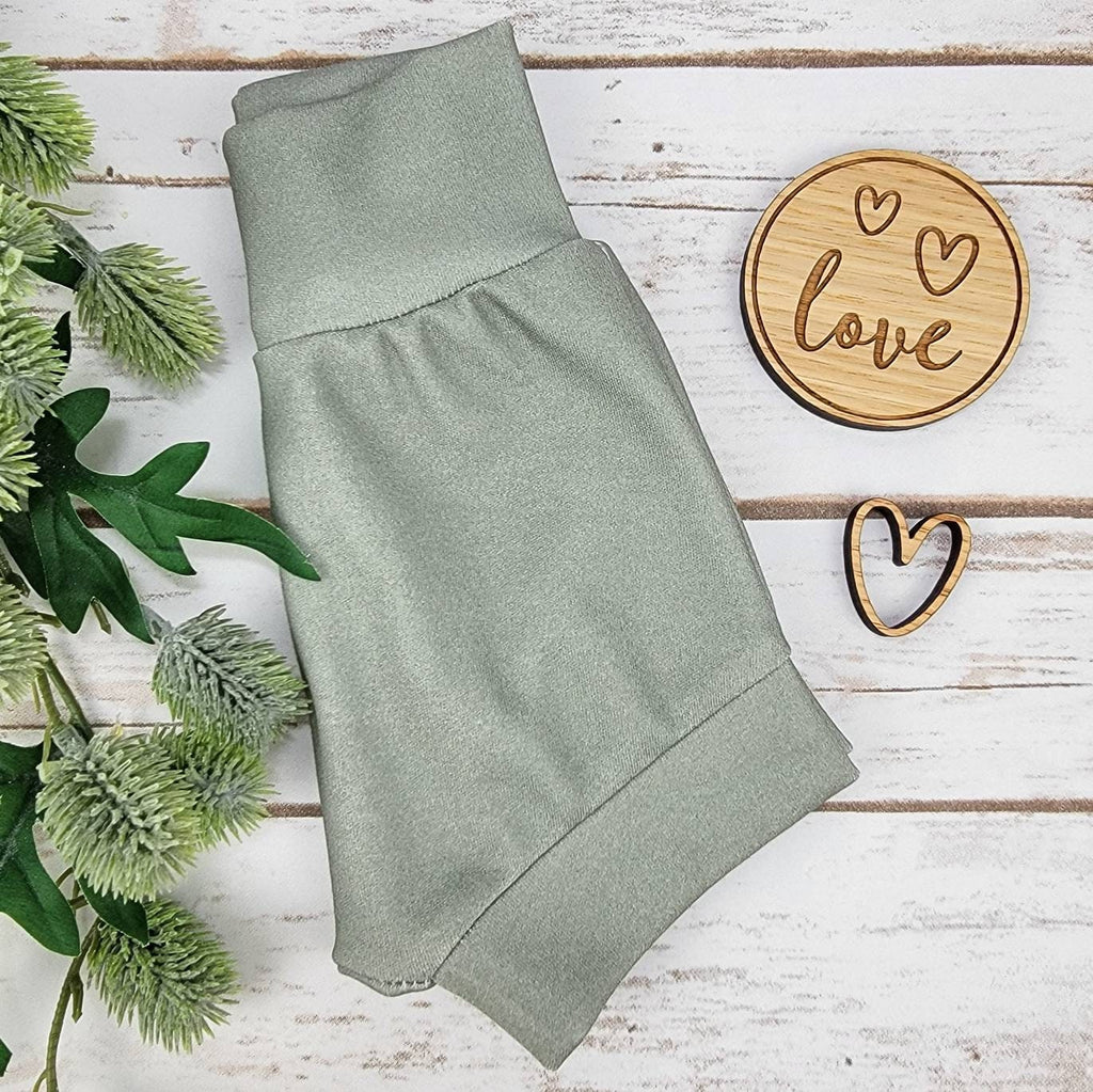 Sage Green Baby and Toddler Bummies