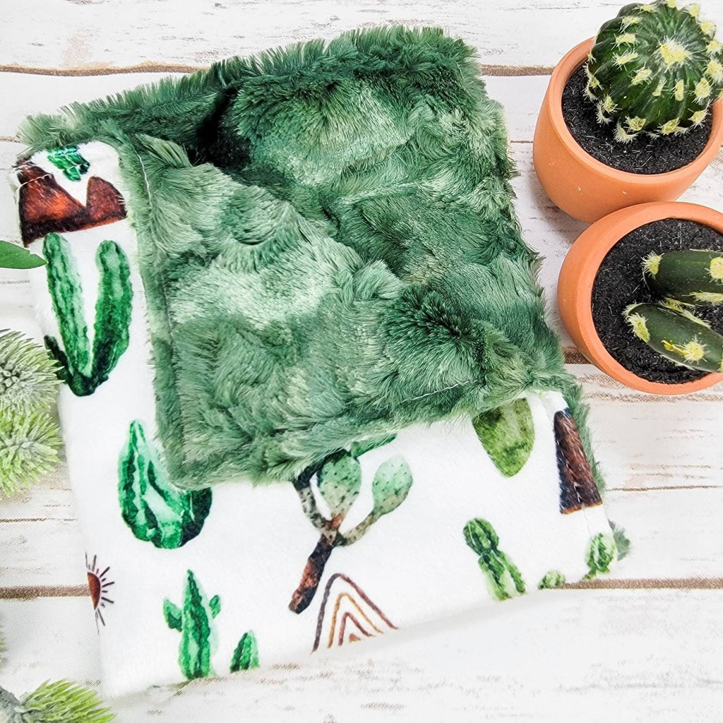 Sonoran Cactus Baby and Toddler Blanket