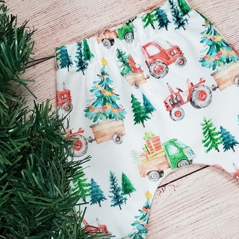 Christmas Tractor Baby and Toddler Leggings