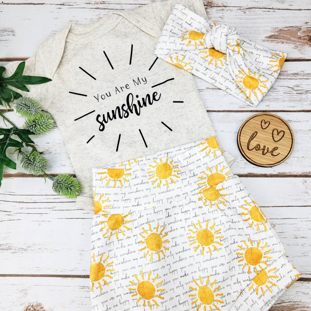 You Are My Sunshine Baby and Toddler Outfit