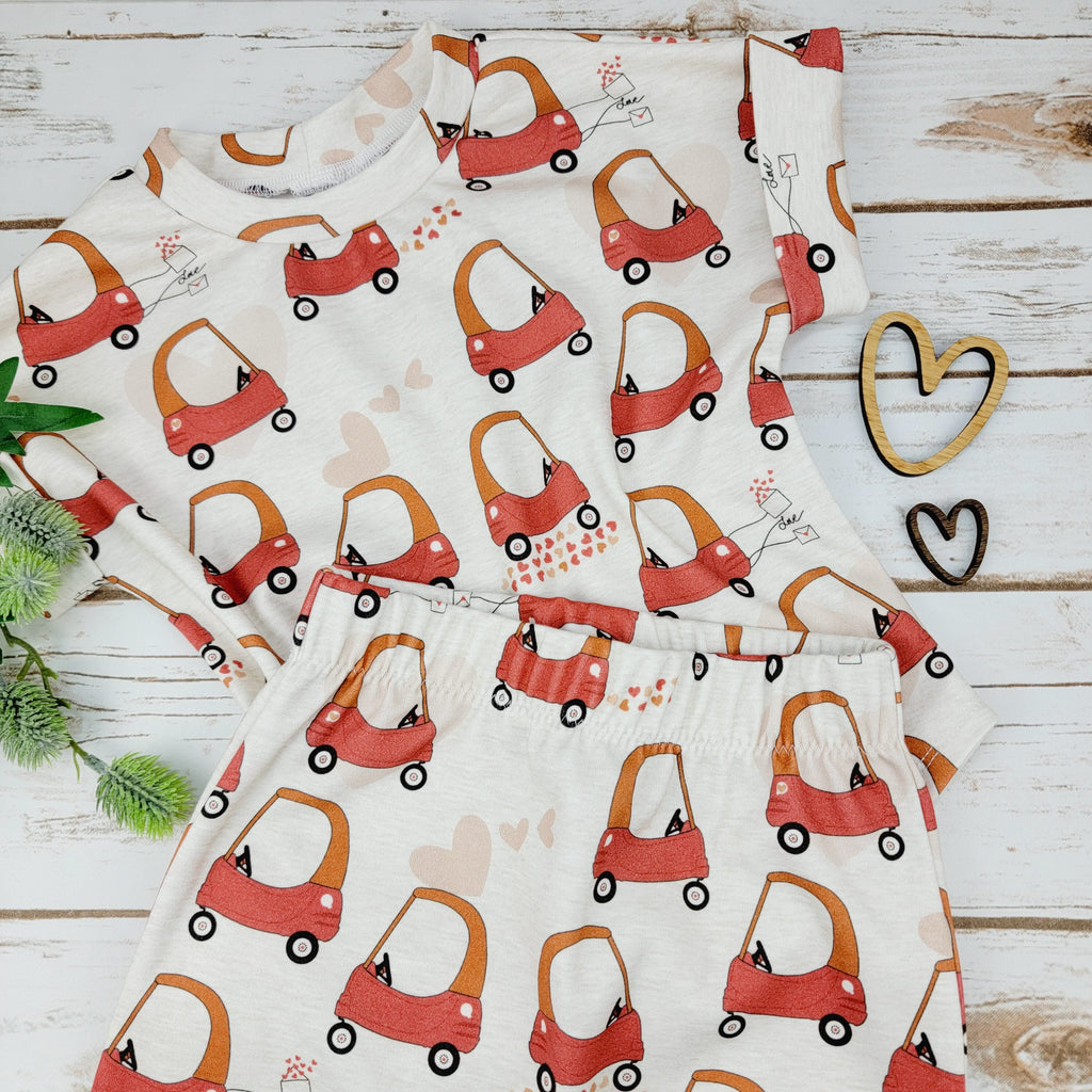 Little Red Car Baby and Toddler Leggings