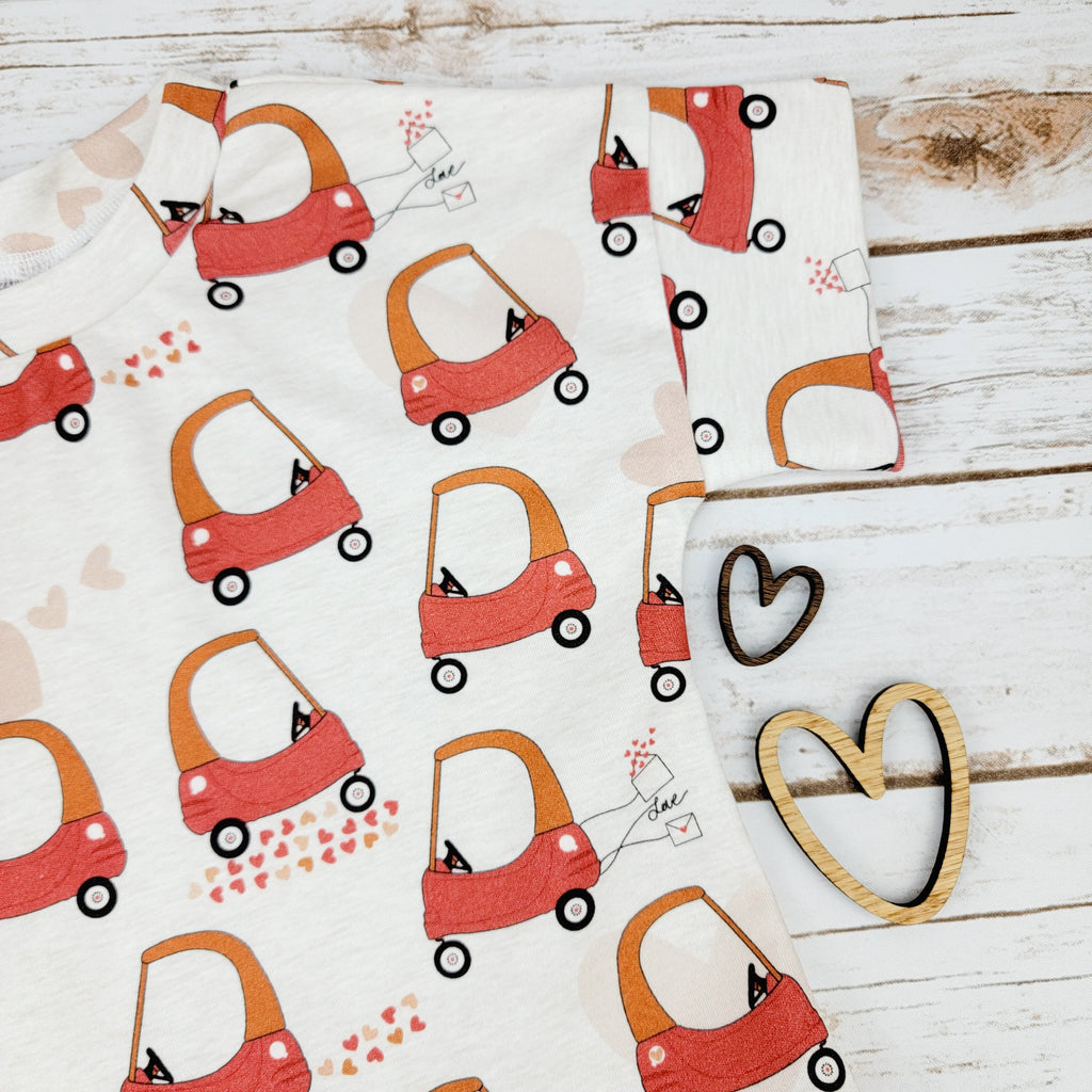 Little Red Car Baby and Toddler Tee